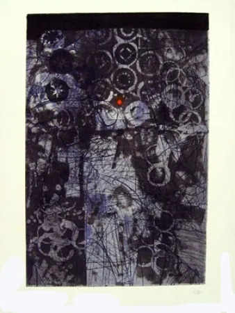 Aguafuerte Y Aguatinta Clavé - LA MAIN DU GUERRIER