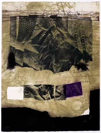 Grabado Clavé - Papier froissé