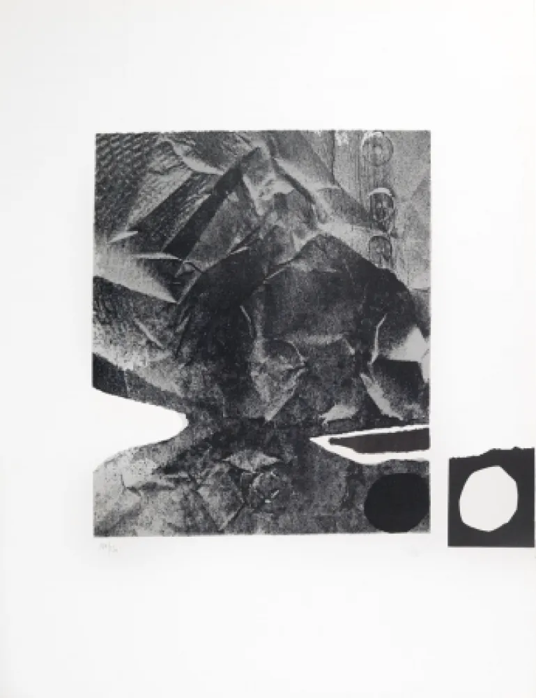 Litografía Clavé - Papier froissé