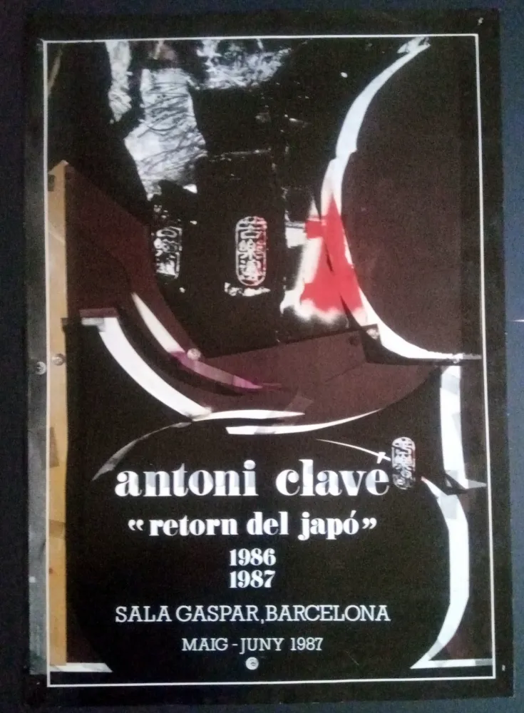 Cartel Clavé - Retorn al Japó - Sala Gaspar 1987