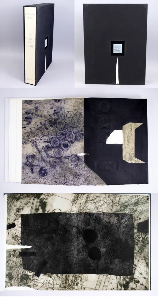 Libro Ilustrado Clavé - Saint-John Perse : LA GLOIRE DES ROIS. 12 gravures originales de Clavé (1976)