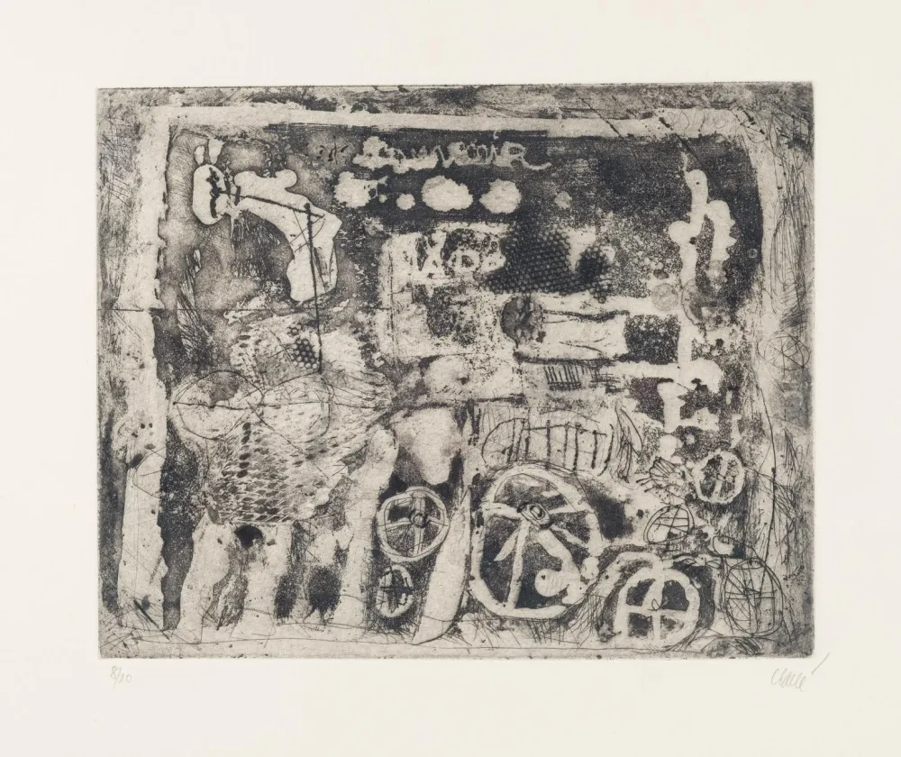 Aguatinta Clavé - Souvenir