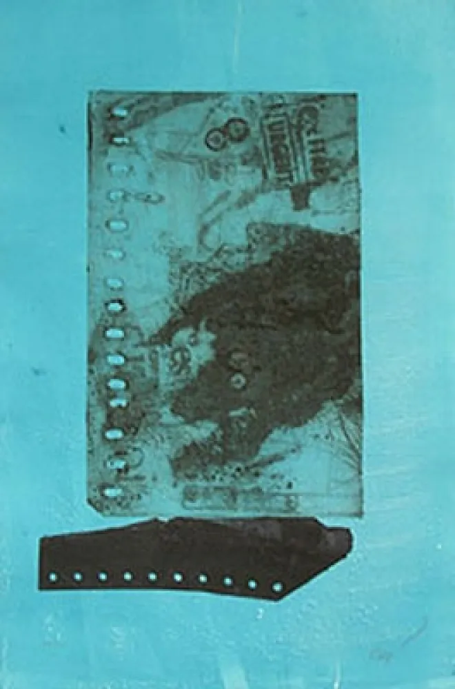 Aguafuerte Clavé - SUR FOND BROU