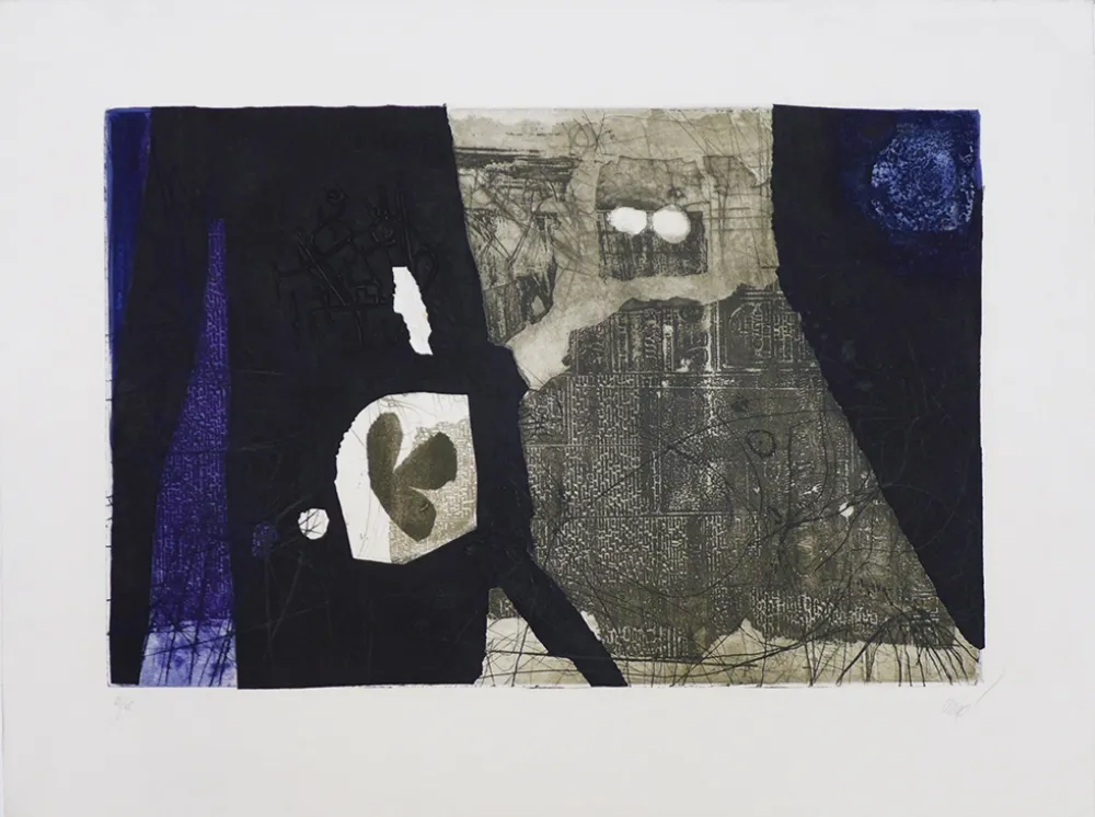 Grabado Clavé - Trefle et flan de journal