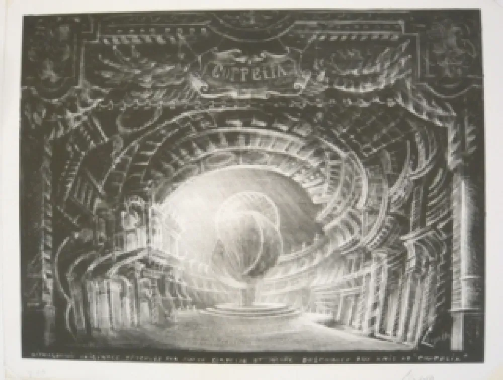 Litografía Clayette - Coppelia