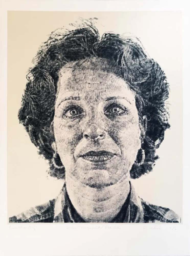 Grabado Close - Leslie/Fingerprint
