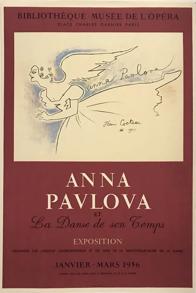 Cartel Cocteau - Anna Pavlova et la danse de son temps