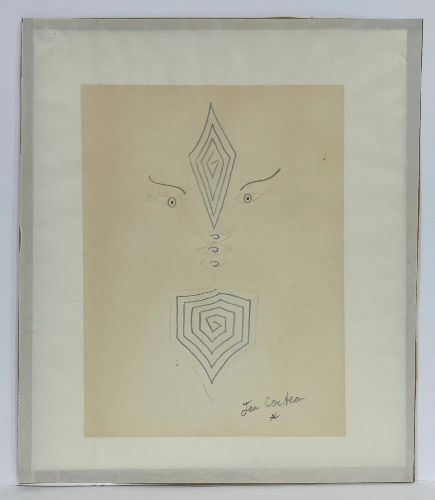 Sin Técnico Cocteau - Deux profils aux arabesques