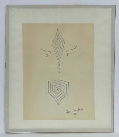 Sin Técnico Cocteau - Deux profils aux arabesques