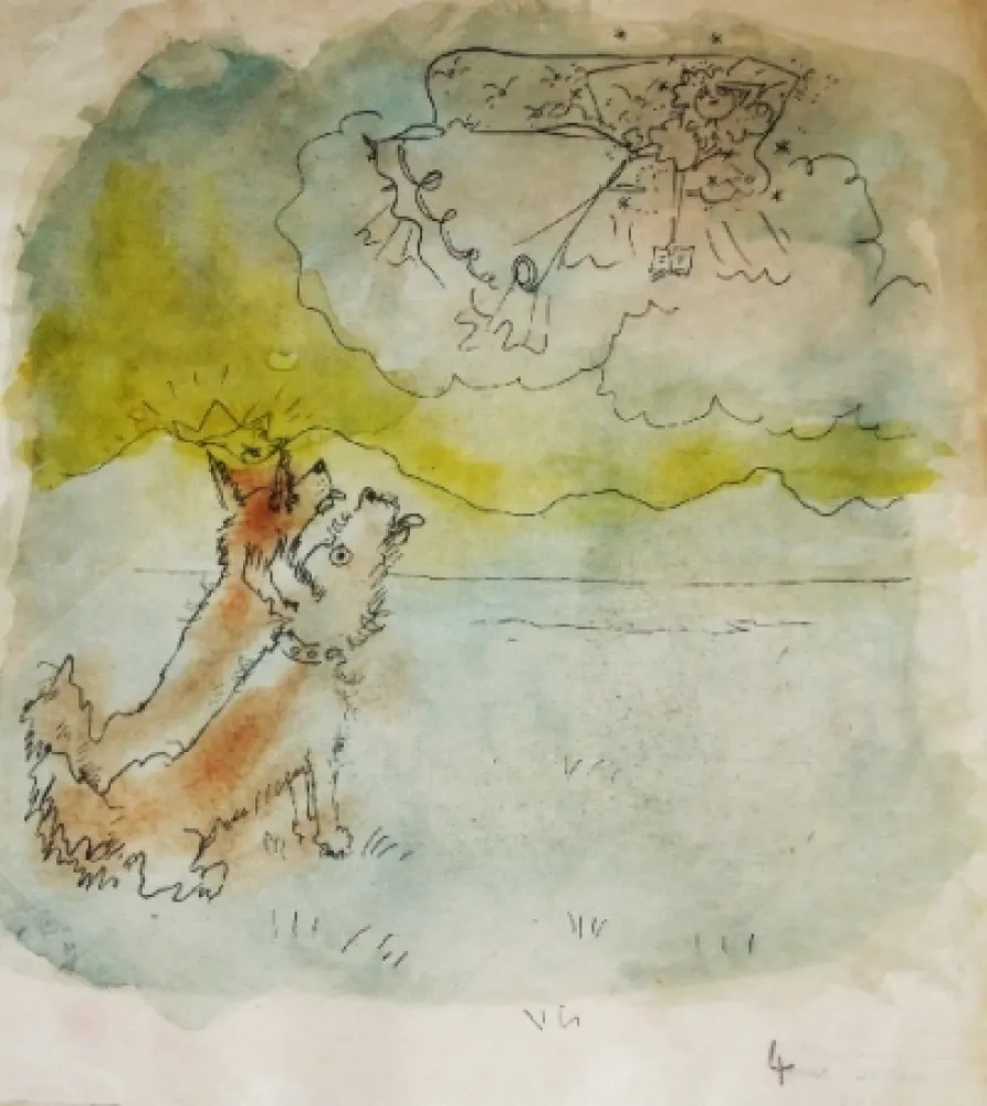 Litografía Cocteau - Drôle de ménage