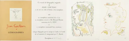 Libro Ilustrado Cocteau - Jean Cocteau, 25 lithographies originales 1956-58