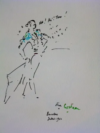 Litografía Cocteau - Le Torero