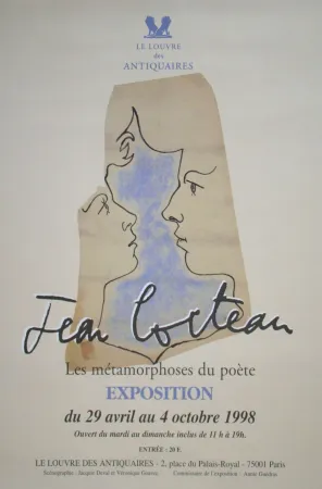 Cartel Cocteau - Les métamorphoses du poète