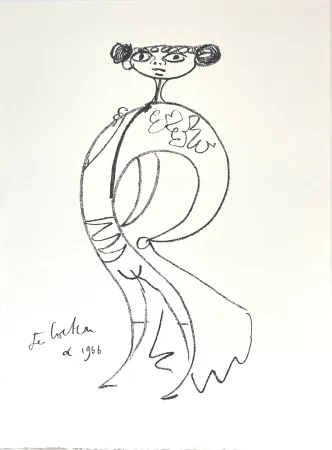 Sin Técnico Cocteau - Lithographie originale