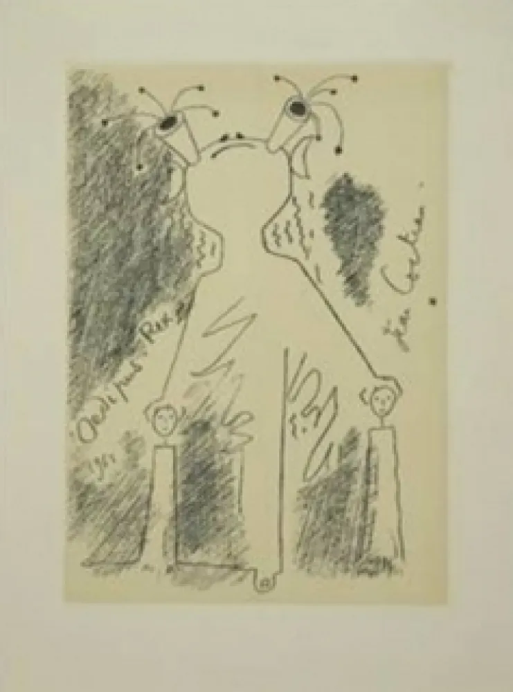 Aguafuerte Y Aguatinta Cocteau - Oedipe roi