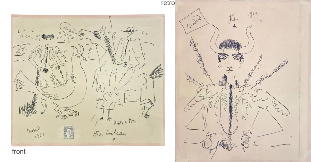 Sin Técnico Cocteau - OLE PALOMA, ORIGINAL DRAWING