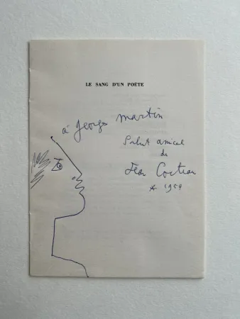 Libro Ilustrado Cocteau - Profile with Laurel Wreath, 1959