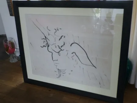 Sin Técnico Cocteau - Tête de licorne ,1947