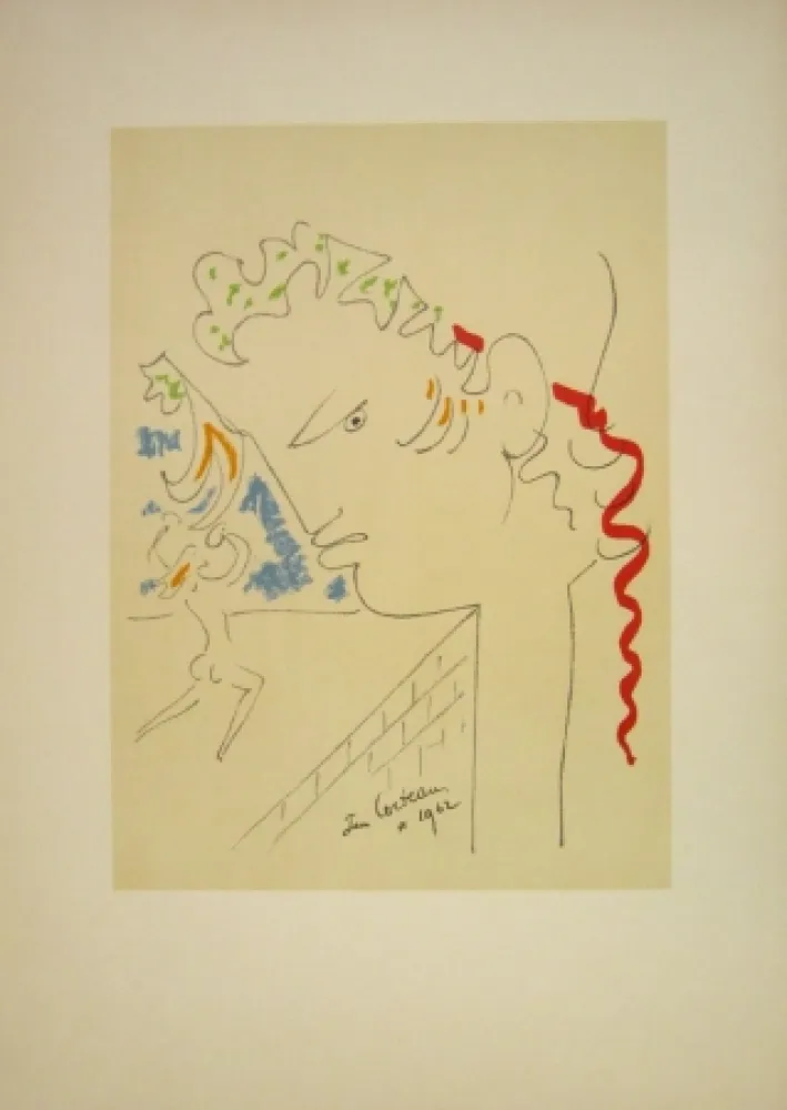 Litografía Cocteau - Untitled