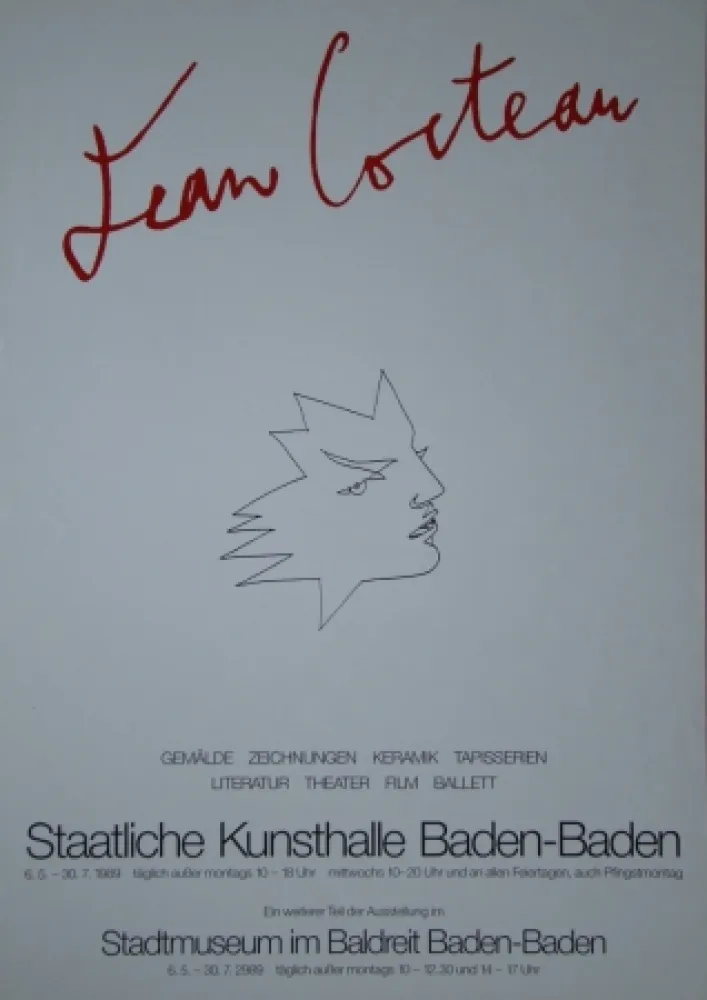 Cartel Cocteau - Visage