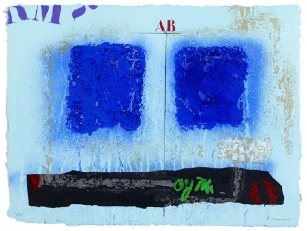 Carborundo Coignard - Deux bleus et noir