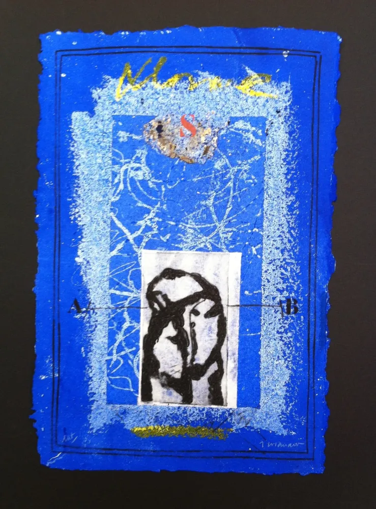 Grabado Coignard - Feu Bleu 