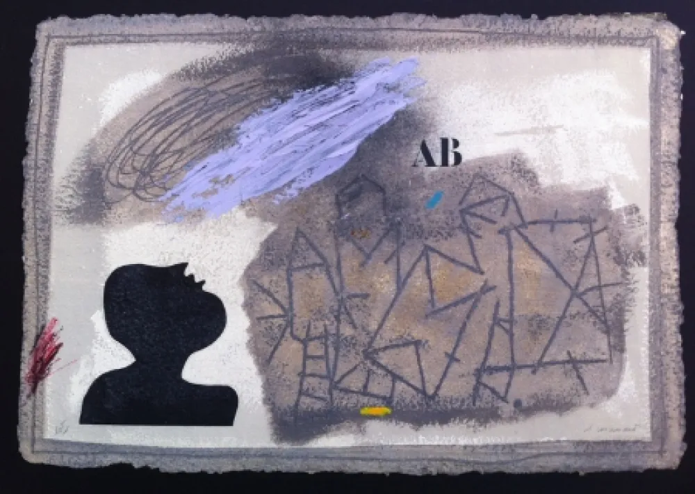 Grabado Coignard - L'ombre bleue