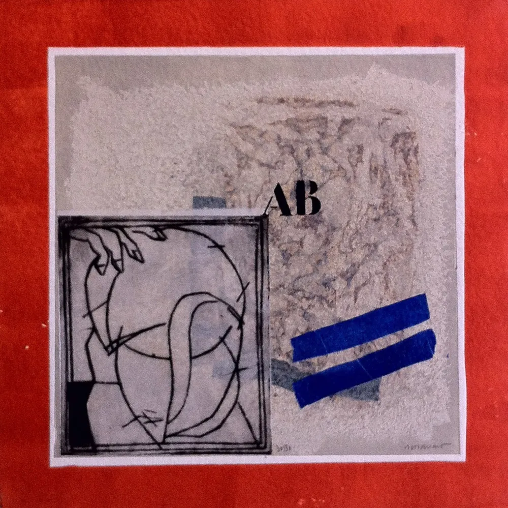 Grabado Coignard - Personnage au Rouge 