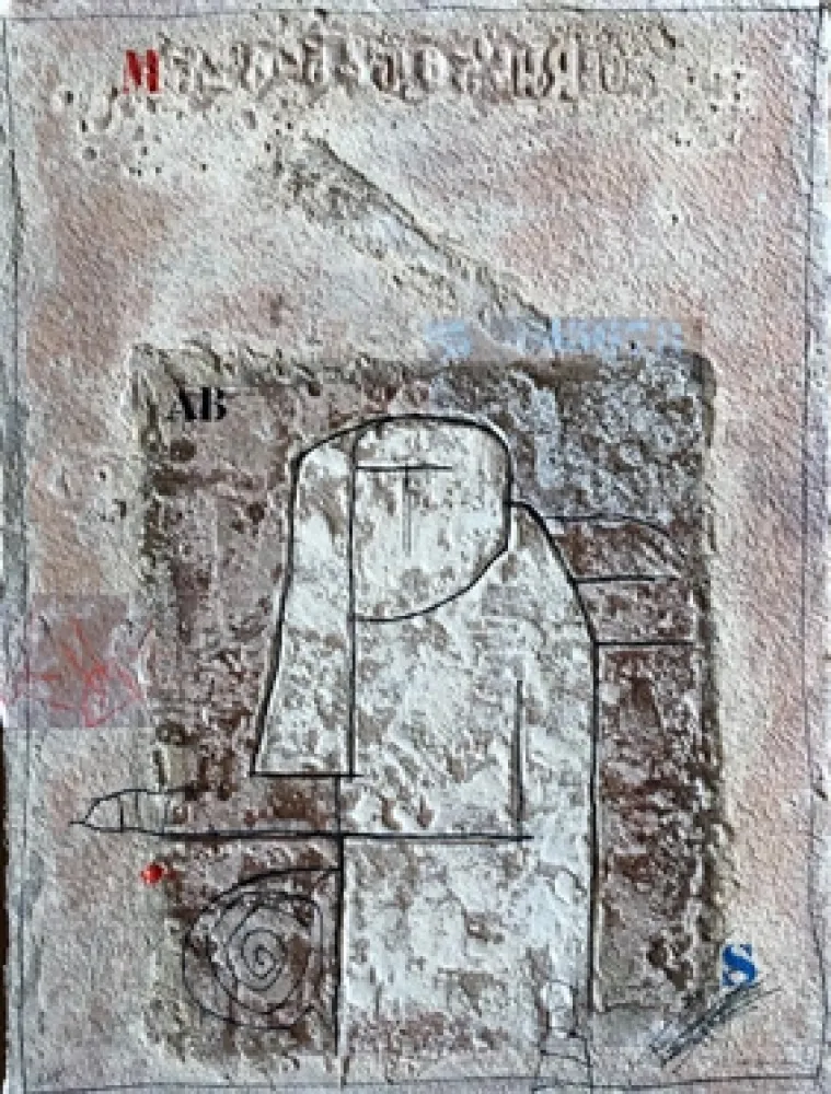 Grabado Coignard - Personnage S Bleu 