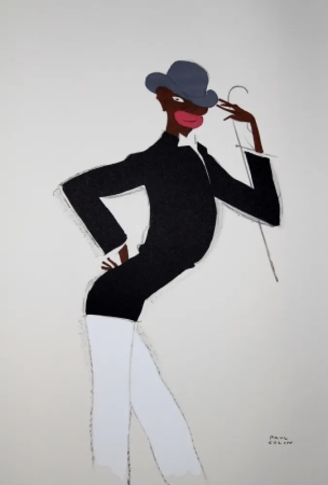 Litografía Colin - LE TUMULTE NOIR / BLACK THUNDER - 1927