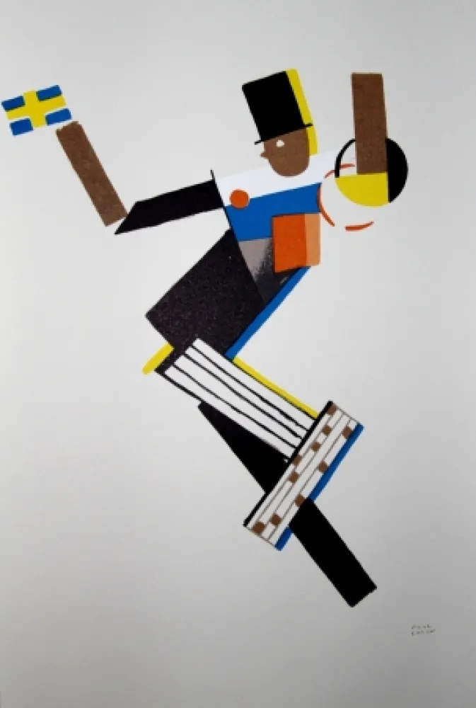 Litografía Colin - LE TUMULTE NOIR / BLACK THUNDER - 1927