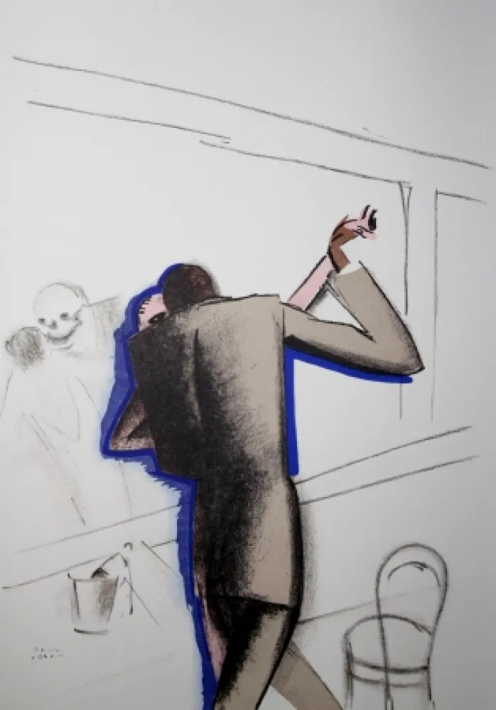 Litografía Colin - LE TUMULTE NOIR / BLACK THUNDER - Joséphine Baker - 1927