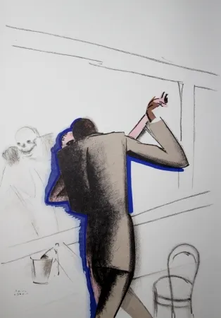 Litografía Colin - LE TUMULTE NOIR / BLACK THUNDER - Joséphine Baker - 1927