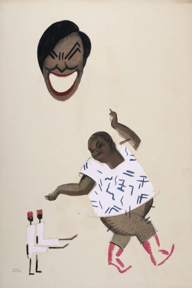 Litografía Colin - Le Tumulte Noir, C. 1927