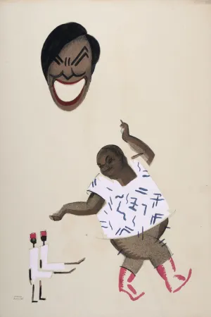 Litografía Colin - Le Tumulte Noir, C. 1927