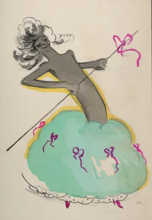 Litografía Colin - Le Tumulte Noir, C. 1927