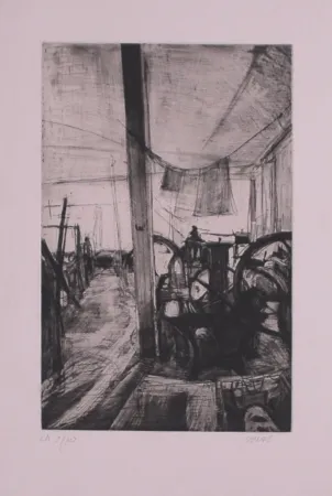 Grabado Collin - Les presses