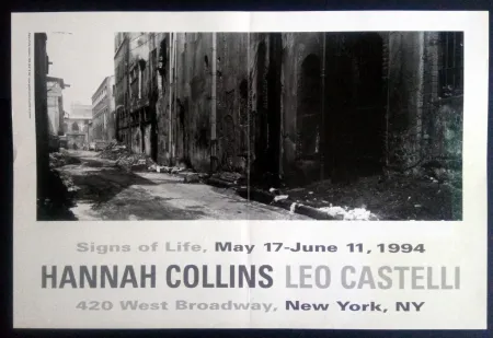 Cartel Collins - Signs of Life May 17- June 11 1994 Leo Castelli