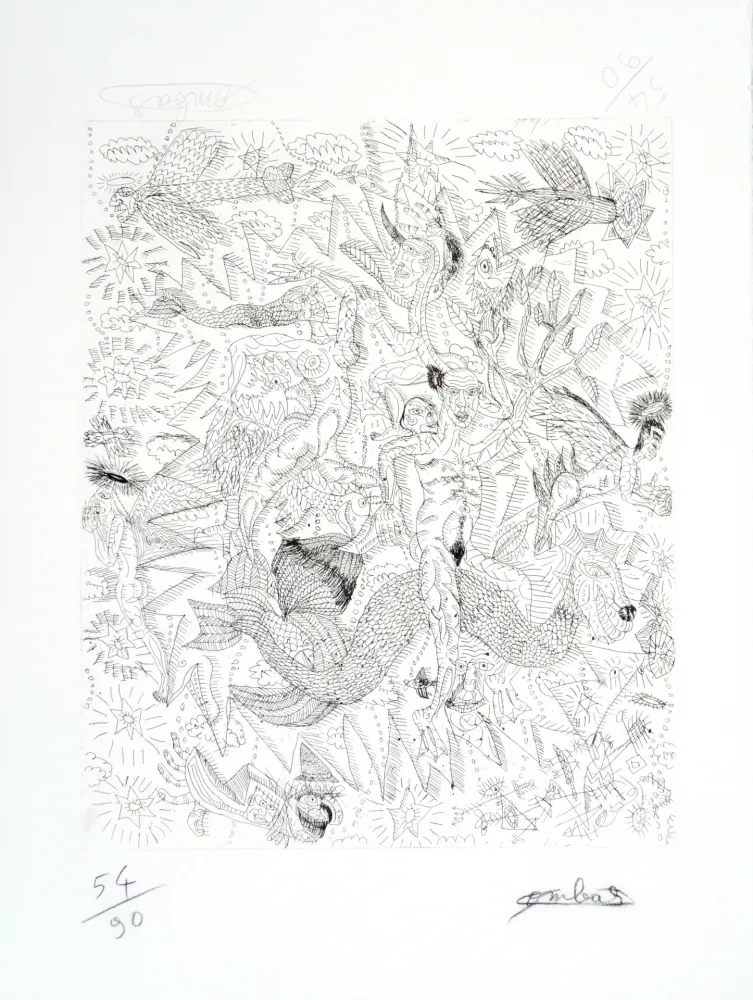 Grabado Combas - Dragon