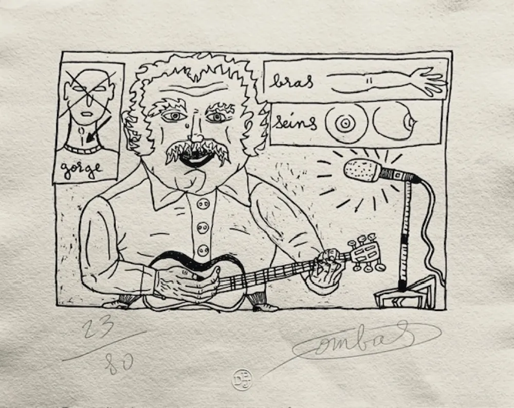 Grabado En Madera Combas - Gorge bras seins