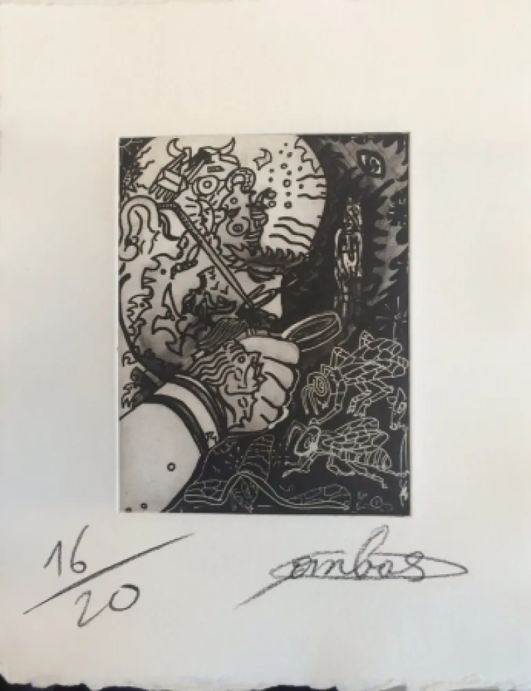 Aguafuerte Y Aguatinta Combas - La sagesse des abeilles