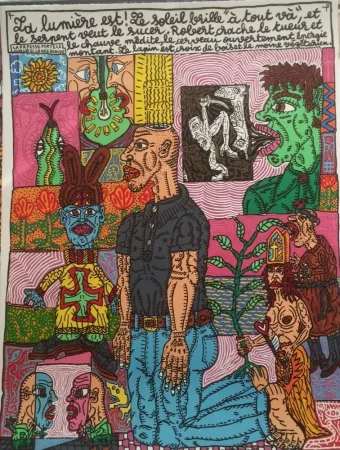 Litografía Combas - Sans titre