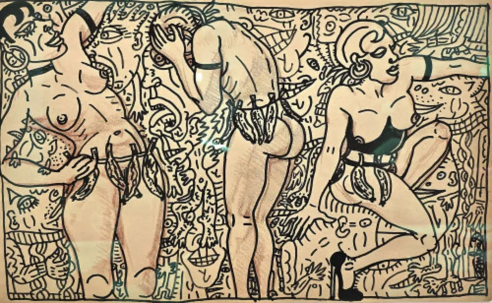 Múltiple Combas - Tournant, tournant, délirants, la danseuse multipliée en délire de Joséphine