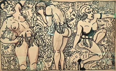 Múltiple Combas - Tournant, tournant, délirants, la danseuse multipliée en délire de Joséphine