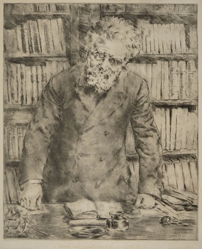 Aguafuerte Conconi - GIOSUE' CARDUCCI