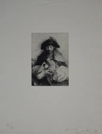 Grabado Condé - Caminante