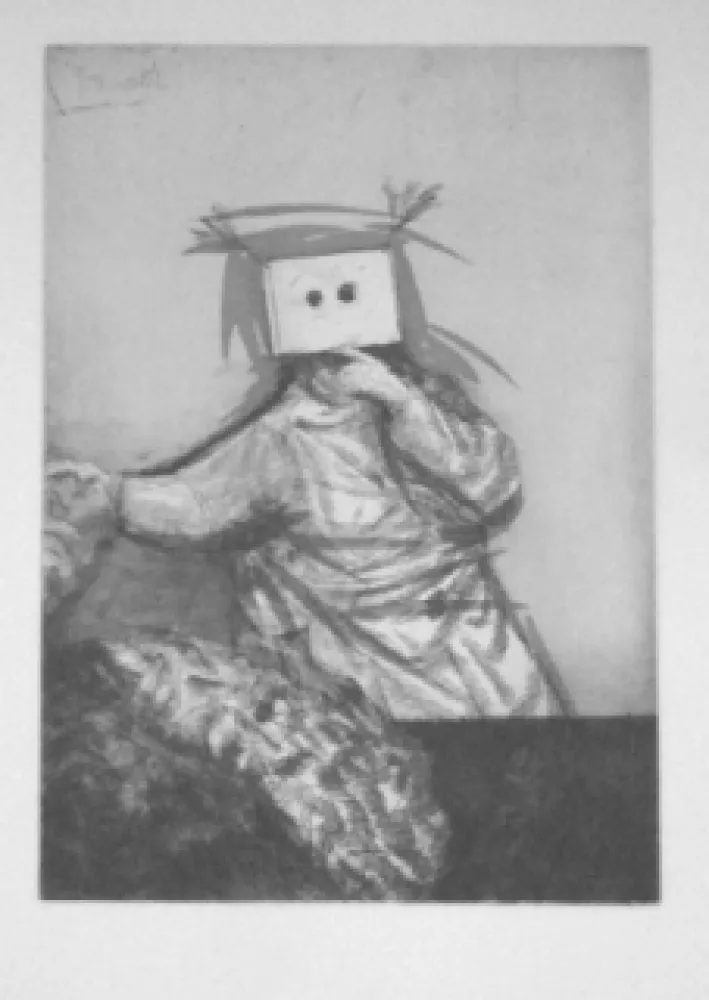 Aguafuerte Y Aguatinta Condé -  Sans titre 3 