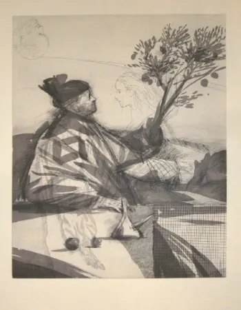 Aguafuerte Y Aguatinta Condé -  Trialogue