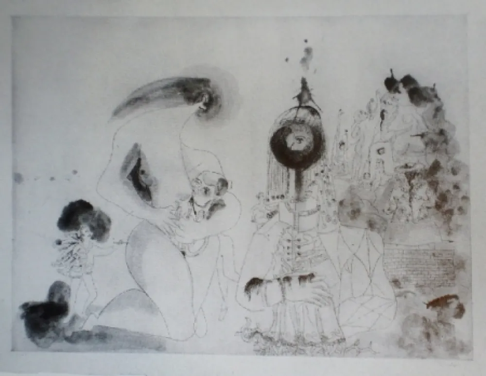 Aguafuerte Y Aguatinta Condo -  More sketches of Spain-For Miles Davis 12 