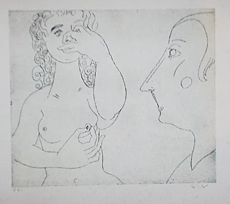 Aguafuerte Y Aguatinta Condo - More sketches of Spain-For Miles Davis 2